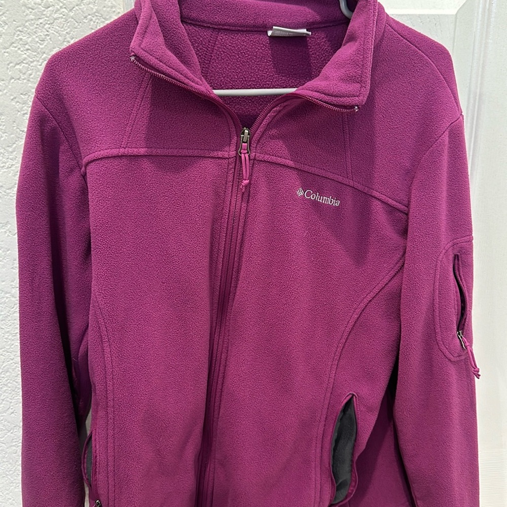 Columbia Sportswear women's purple zip up